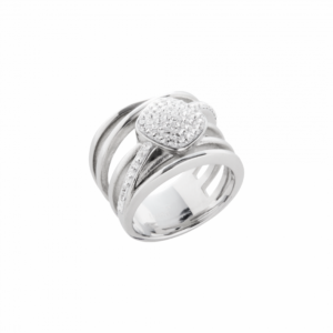 0078RE01 Ringe Crystal poliert poliert