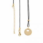 0126CG01 Collier Crystal PVD-Titan-Braun-Beschichtung PVD-Titan-Braun-Beschichtung