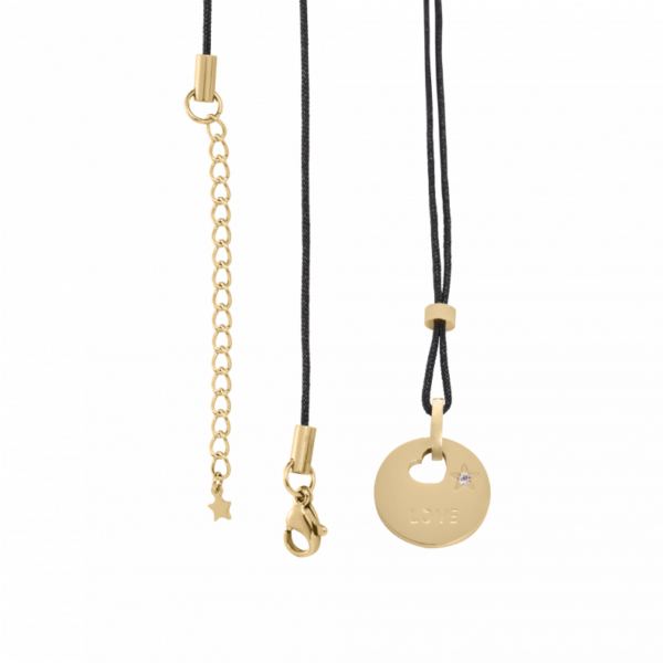 0126CG01 Collier Crystal PVD-Titan-Braun-Beschichtung PVD-Titan-Braun-Beschichtung
