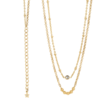 0163CG01 Collier  PVD-Echtgold-Beschichtung PVD-Echtgold-Beschichtung