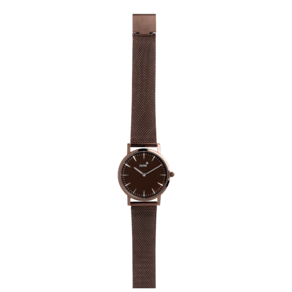 W040B Uhren Braun PVD-Titan-Braun-Beschichtung PVD-Titan-Braun-Beschichtung