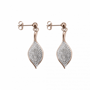 078OR Ohrhänger Crystal PVD-Echtgold-Beschichtung PVD-Echtgold-Beschichtung