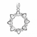 JS014AE01 Anhänger Crystal Rhodium-Veredelung Rhodium-Veredelung