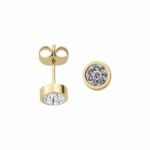 001OG Ohrstecker  PVD-Echtgold-Beschichtung PVD-Echtgold-Beschichtung