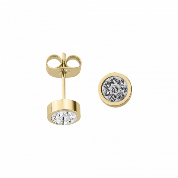 001OG Ohrstecker  PVD-Echtgold-Beschichtung PVD-Echtgold-Beschichtung
