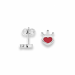 BS004OE13 Ohrstecker  Rhodium-Veredelung Rhodium-Veredelung