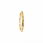 0148RG01 Ringe Crystal PVD-Echtgold-Beschichtung PVD-Echtgold-Beschichtung