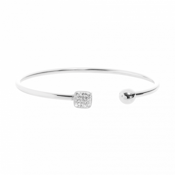 0135BE01 Armreifen Crystal poliert poliert