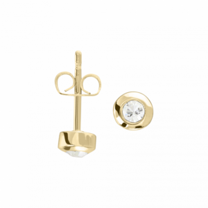 0018OG01 Ohrstecker  PVD-Echtgold-Beschichtung PVD-Echtgold-Beschichtung
