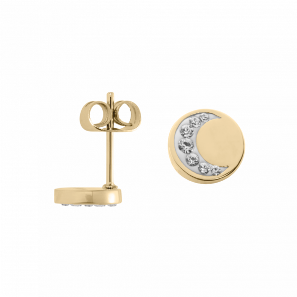 0112OG01 Ohrstecker  PVD-Echtgold-Beschichtung PVD-Echtgold-Beschichtung