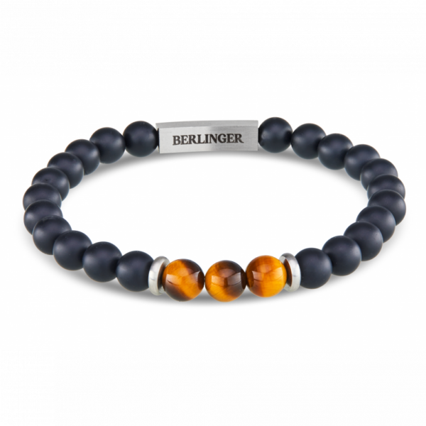 B00065 Armbänder Schwarz matt matt