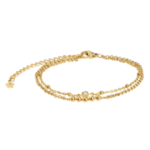0163BG01 Armbänder Crystal PVD-Echtgold-Beschichtung PVD-Echtgold-Beschichtung