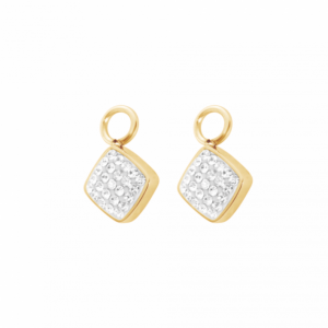 0135OG01 Einhänger Crystal PVD-Echtgold-Beschichtung PVD-Echtgold-Beschichtung
