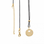 0129CG01 Collier Crystal PVD-Titan-Braun-Beschichtung PVD-Titan-Braun-Beschichtung