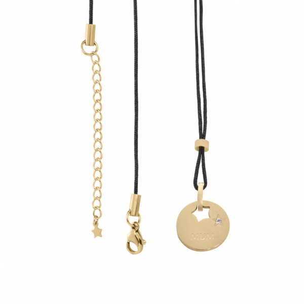 0129CG01 Collier Crystal PVD-Titan-Braun-Beschichtung PVD-Titan-Braun-Beschichtung
