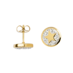 0160OG01 Ohrstecker  PVD-Echtgold-Beschichtung PVD-Echtgold-Beschichtung