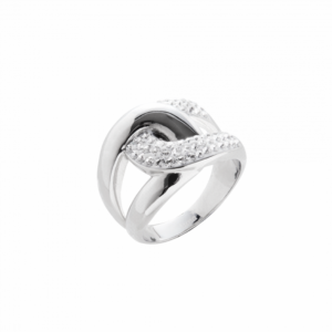 0080RE01 Ringe Crystal poliert poliert