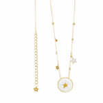 0151CG01 Collier Crystal PVD-Echtgold-Beschichtung PVD-Echtgold-Beschichtung