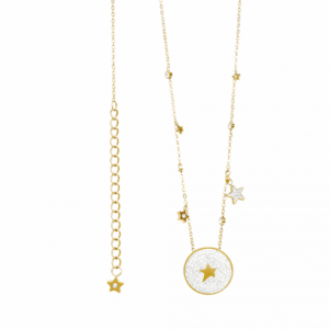 0151CG01 Collier  PVD-Echtgold-Beschichtung PVD-Echtgold-Beschichtung