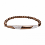 0116BB01 Armbänder Crystal PVD-Titan-Schwarz-Beschichtung PVD-Titan-Schwarz-Beschichtung