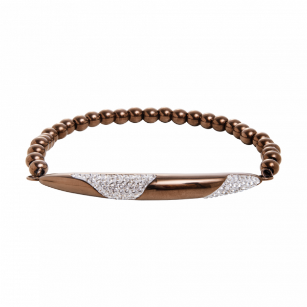0116BB01 Armbänder Crystal PVD-Titan-Schwarz-Beschichtung PVD-Titan-Schwarz-Beschichtung