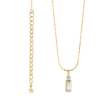 0155CG01 Collier  PVD-Echtgold-Beschichtung PVD-Echtgold-Beschichtung