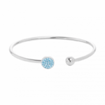 0113BE06 Armreifen Aquamarine poliert poliert
