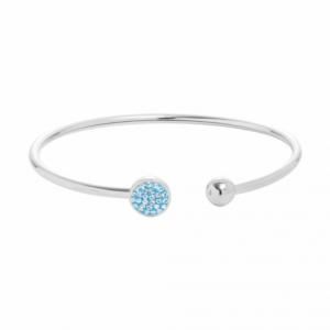 0113BE06 Armreifen Aquamarine poliert poliert