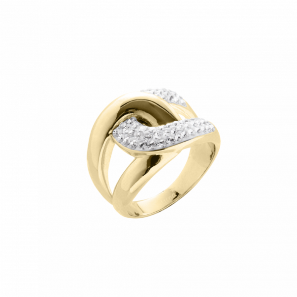0080RG01 Ringe Crystal PVD-Titan-Braun-Beschichtung PVD-Titan-Braun-Beschichtung