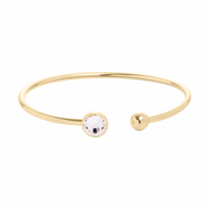 0114BG01 Armreifen Crystal PVD-Echtgold-Beschichtung PVD-Echtgold-Beschichtung