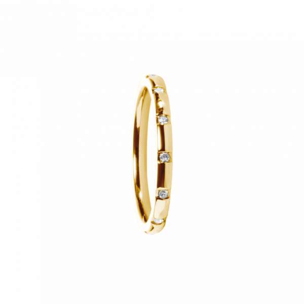 0145RG01 Ringe Crystal PVD-Echtgold-Beschichtung PVD-Echtgold-Beschichtung