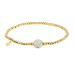0167BG01 Armbänder Crystal PVD-Echtgold-Beschichtung PVD-Echtgold-Beschichtung
