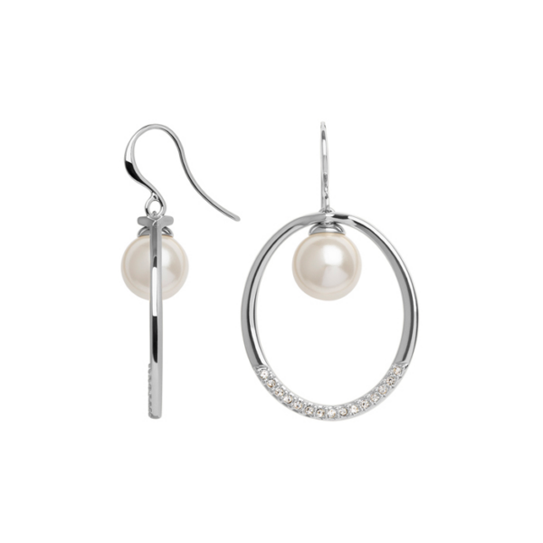 21036RHCS Creolen Crystal Rhodium-Veredelung Rhodium-Veredelung