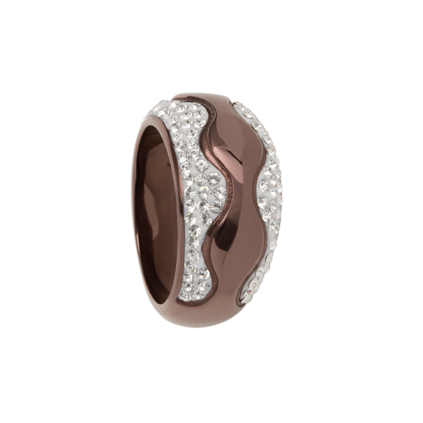 0116RB01 Ringe  PVD-Titan-Braun-Beschichtung PVD-Titan-Braun-Beschichtung