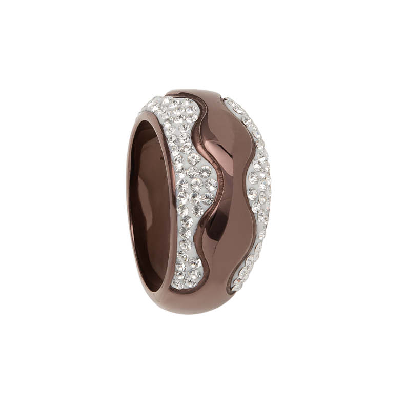 0116RB01 Ringe  PVD-Titan-Braun-Beschichtung PVD-Titan-Braun-Beschichtung
