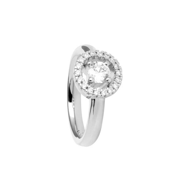 5003RE01 Ringe Crystal Rhodium-Veredelung Rhodium-Veredelung