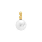 0133AG13 Anhänger Weiß PVD-Echtgold-Beschichtung PVD-Echtgold-Beschichtung