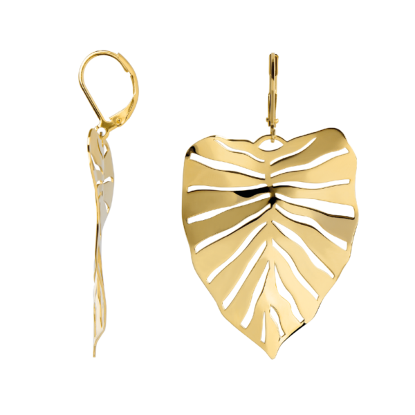 0154OG01 Ohrhänger  PVD-Echtgold-Beschichtung PVD-Echtgold-Beschichtung