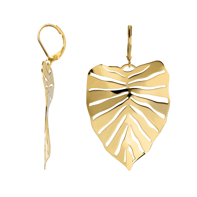 0154OG01 Ohrhänger  PVD-Echtgold-Beschichtung PVD-Echtgold-Beschichtung