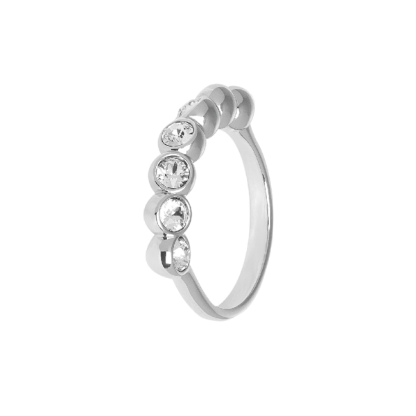 20964RHKY Ringe Crystal Rhodium-Veredelung Rhodium-Veredelung