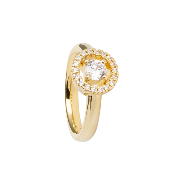 5003RG01 Ringe Crystal Echtgold-Veredelung Echtgold-Veredelung