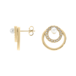 20590GOWSS Ohrstecker Crystal Echtgold-Veredelung Echtgold-Veredelung