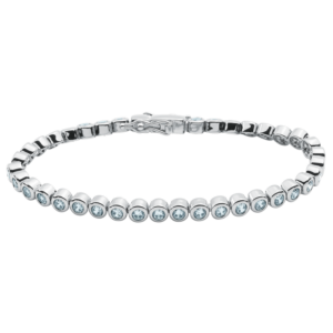 5005BE06 Armbänder Aquamarine Rhodium-Veredelung Rhodium-Veredelung