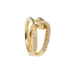 5001RG01 Ringe Crystal Echtgold-Veredelung Echtgold-Veredelung