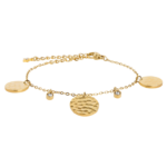 0165BG01 Armbänder Crystal PVD-Echtgold-Beschichtung PVD-Echtgold-Beschichtung
