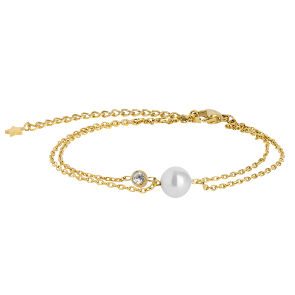 0132BG01 Armbänder Crystal PVD-Echtgold-Beschichtung PVD-Echtgold-Beschichtung