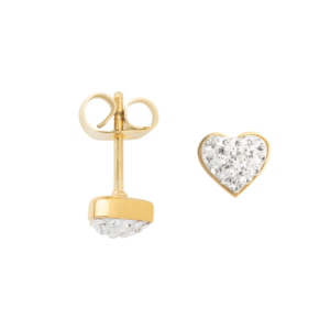 0170OG01 Ohrstecker Crystal PVD-Echtgold-Beschichtung PVD-Echtgold-Beschichtung