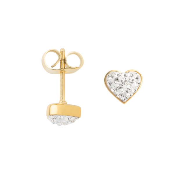 0170OG01 Ohrstecker  PVD-Echtgold-Beschichtung PVD-Echtgold-Beschichtung
