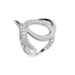 5000RE01 Ringe Crystal Rhodium-Veredelung Rhodium-Veredelung