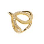 5000RG01 Ringe Crystal Echtgold-Veredelung Echtgold-Veredelung